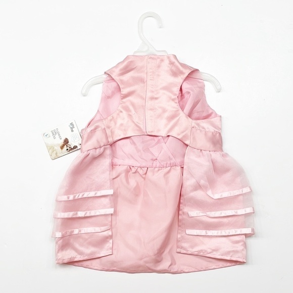 NEW You & Me Pink Flower Girl Dog Dress - Picture 2 of 5